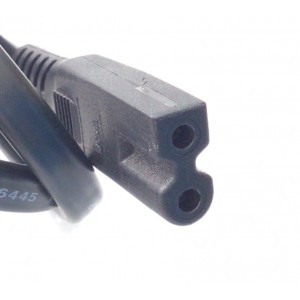 CABLE DE CORRIENTE ORIGINAL / “NUEVO“/ BIFASICO / TIPO 8 REDONDO-CUADRADO / ENCHUFE TIPO A Ó TIPO AMERICANO / 100 – 127 V / 2 CLAVIJAS / COMPATIBLE CON DIFERENTES DISPOSITIVOS        